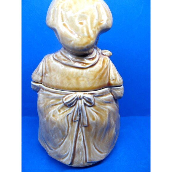 Sadler Vintage England 10" Ceramic Jolly Chef Flour Jar Canister - Picture 8 of 16